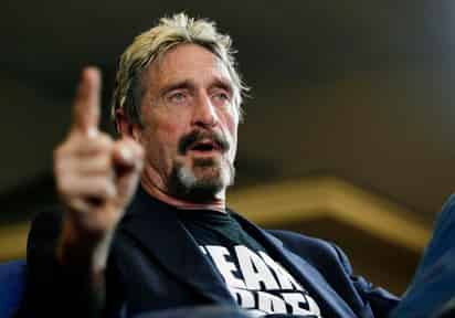 John McAfee, el fundador de la empresa de software de antivirus McAfee, fue imputado por la Justicia de Estados Unidos acusado de delitos relacionados con el fraude y el blanqueo de dinero por la promoción de criptomonedas a inversores entre 2017 y 2018, según informó este viernes la Fiscalía del sur de Nueva York. (ESPECIAL) 