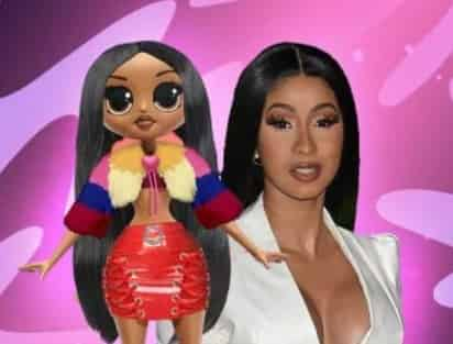 La rapera latina Belcalis Marlenis Almanzar, más conocida como Cardi B, que recientemente anunció que protagonizará su primera película, también contará a partir del próximo julio con una muñeca que no estará hecha a su imagen y semejanza, pero sí inspirada en la cantante neoyorquina. (Especial) 