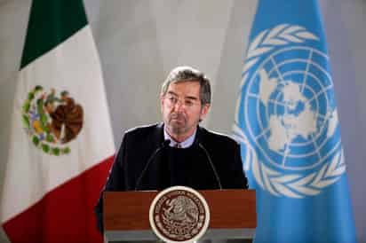  El embajador de México ante la ONU, Juan Ramón de la Fuente, se sumó a la condena que diversos países realizaron ante el organismo al uso de la hambruna como método de guerra. (ARCHIVO)