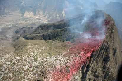 La Secretaría de Medio Ambiente del Estado (SMA) de Coahuila informó que las descargas realizadas por el avión DC10 Air Tanker permitieron un progreso de 85 por ciento en el control y hasta 75 por ciento en la liquidación del incendio activo en la Sierra de Arteaga. (EL SIGLO DE TORREÓN)