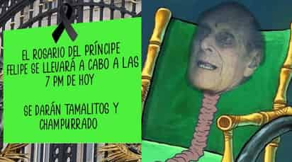 Los memes no se hicieron esperar al darse a conocer la muerte del duque de Edimburgo (CAPTURA) 