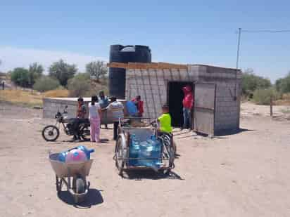 La población del ejido Sofía de Arriba ya cuenta con su propio sistema de agua potable luego de años de batallar por el vital líquido. (EL SIGLO DE TORREÓN) 