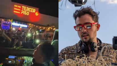 Daniel Bautista, mejor conocido como “Dj Mr. Pig”, dio de qué hablar este fin de semana tras verse involucrado en el desalojo que autoridades locales llevaron a cabo en el bar ubicado en Torreón de nombre “Tercer Piso”.   (ESPECIAL) 