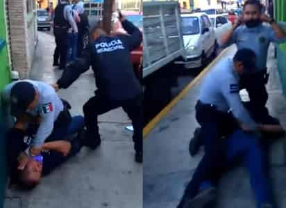 De acuerdo a las autoridades de Pachuca, en Hidalgo, los policías involucrados ya están siendo investigados debido al uso de la fuerza que emplearon contra los detenidos (CAPTURA) 