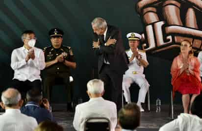 Ceremonia. El presidente Andrés Manuel López Obrador encabezó la ceremonia de petición de perdón a la comunidad de China por el exterminio que padecieron en México durante 1911, un acto que el ejecutivo calificó como “pequeño genocidio”. (ÉRICK SOTOMAYOR)