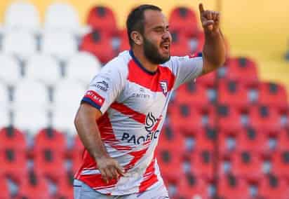Luis Márquez marcó el gol del título del Tepatitlán en la final de la Liga de Expansión ante Atlético Morelia. (REDES SOCIALES)
