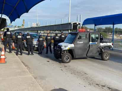 Ambos simulacros los realizaron en un breve tiempo, iniciando en uno de los mencionados puentes y luego, realizaron lo propio en el otro.