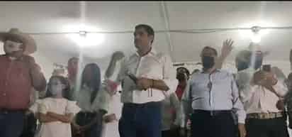 El candidato del PRI, David Ruiz Mejía, se pronunció ganador en la contienda electoral a la alcaldía de San Pedro. (EL SIGLO DE TORREÓN) 