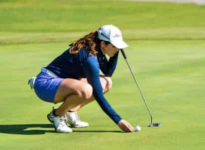 Una gran actuación tuvo la golfista lagunera en el certamen, sobre todo en la segunda ronda, con 7 birdies a cambio de un bogey. (ESPECIAL)