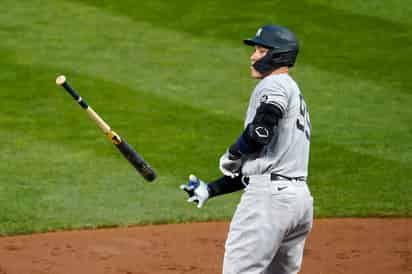 Aaron Judge produjo dos carreras en la victoria de los Yanquis. (AP)