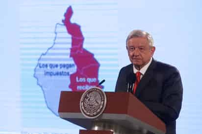 López Obrador rechazó la imagen del mapa de la Ciudad de México dividida que se ha difundido en redes sociales. (EL UNIVERSAL)