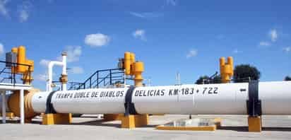 El sur del país recibía mil 446 millones de pies cúbicos de gas.