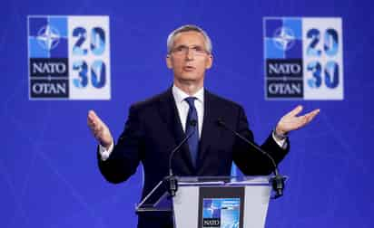 Los líderes de la OTAN concluyeron su cumbre de este lunes en Bruselas con la determinación de plantar cara a las amenazas procedentes de 'regímenes autoritarios' como Rusia o China, indicó el secretario general de la Alianza, Jens Stoltenberg (foto). (EFE) 
