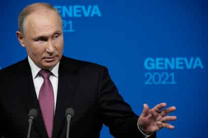 Estados Unidos y Rusia iniciarán consultas sobre ciberseguridad tras las acusaciones estadounidenses sobre supuestos ataques desde territorio ruso, anunció hoy el presidente ruso, Vladímir Putin, tras reunirse con su homólogo estadounidense, Joe Biden, en su primera cumbre en Ginebra. (EFE) 
