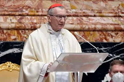 El secretario de Estado del Vaticano, el cardenal Pietro Parolin, llegó este jueves a México para una visita de cinco días, que incluirá una reunión con el presidente Andrés Manuel López Obrador en Palacio Nacional, el próximo lunes. (ARCHIVO)