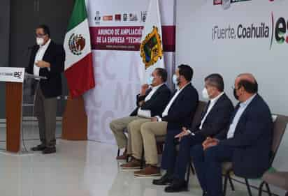 Empresarios de Tecmur, junto a autoridades estatales y municipales, anunciaron la inversión en la región.