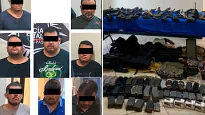 El Gobierno del Estado de Tamaulipas, informó a través de la Secretaría de Seguridad Publica, que elementos del Grupo de Operaciones Especiales (GOPES) detuvieron a 8 personas que presuntamente estuvieron involucradas en la masacre ocurrida el pasado 19 de junio en el municipio de Reynosa, Tamaulipas. (ARCHIVO)
