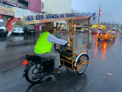 Torreón amaneció con una lluvia de moderada a fuerte. (ÉRICK SOTOMAYOR)