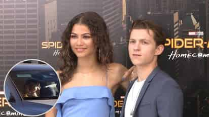 Los protagonistas de la saga de Spider-Man del MCU, Zendaya y Tom Holland, parecen haber confirmado un romance entre ambos fuera de la pantalla con una ronda de apasionados besos. (ESPECIAL) 