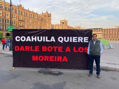 Walss acudió a la capital del país bajo justificación de que a nivel estatal no se puede lograr ningún avance jurídico contra los Moreira, esto debido a la supuesta protección que se tiene de parte del Gobierno del Estado en ese tema.
(FACEBOOK)