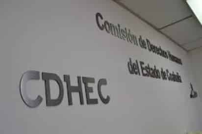 La Tercera Visitaduría de la Comisión de Derechos Humanos del Estado de Coahuila (CDHEC) con sede en Piedras Negras, dio a conocer la recepción de 28 quejas por violaciones a derechos humanos. (ARCHIVO)