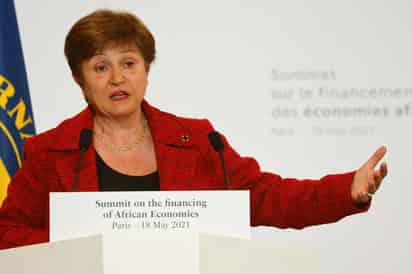 La directora gerente del Fondo Monetario Internacional (FMI), Kristalina Georgieva, apostó hoy en Venecia por la fijación de un precio mínimo global para las emisiones de carbono para proteger el medio ambiente y por la eliminación de los subsidios a los combustibles fósiles. (ARCHIVO) 