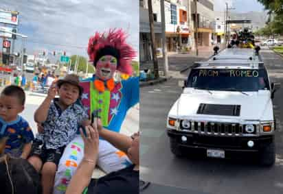 A bordo de una limusina, Romeo disfrutó de la celebración de su graduación (FACEBOOK) 