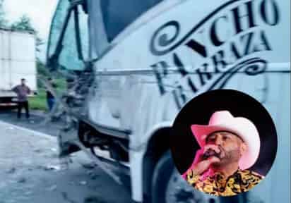 Esta mañana se dio a conocer a través del programa 'Chisme no Like', que los músicos de Pancho Barraza sufrieron un aparatoso accidente en la carretera de Nayarit. (ESPECIAL)