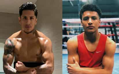 Fernando “Feroz” Vargas, Jr. (3-0, 3 KO's) y su hermano Amado “Malvado” Vargas (2-0, 1 KO), hijos del ex dos veces campeón mundial de peso Ligero, Fernando Vargas, estarán en acción este en Los Mochis, Sinaloa, México. (CORTESÍA)