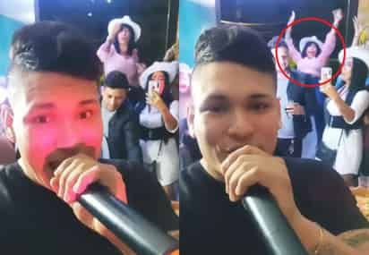 El momento en el que la joven cayó por la ventana mientras bailaba en la fiesta, quedó registrado en video (CAPTURA) 