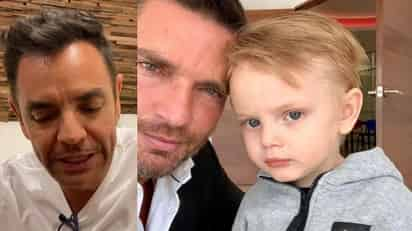 Julián Gil y Eugenio Derbez, además de ser actores, lidiaron con el dolor de no poder ver a sus hijos, así lo expresó Gil, quien recuperó una declaración que Eugenio dio a la prensa, en la que lamenta que Julián, al igual que él le pasó con José Eduardo, no pueda estar cerca de su hijo. (ESPECIAL) 