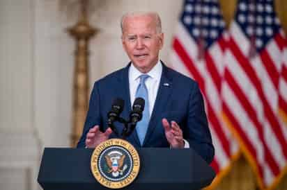 El presidente estadounidense, Joe Biden, ofrecerá este lunes un discurso a la nación para hablar de la situación en Afganistán, en medio de las escenas de caos en el aeropuerto de Kabul, tras la caída de la capital afgana en manos de los talibanes. (ARCHIVO) 
