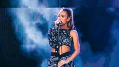 Una noche llena de música, baile, empoderamiento, alegría y amor, fue la protagonizada por Danna Paola. (ARCHIVO) 
