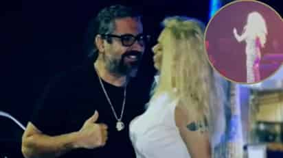 La cantante Marisela, conocida como “La Dama de Hierro”, regresó a los conciertos presenciales. Durante uno de ellos realizado en California, sorprendió a los asistentes tras correr a su esposo Shuki Amar del escenario. Además, lo acusó de haber abusado de ella. (ESPECIAL) 