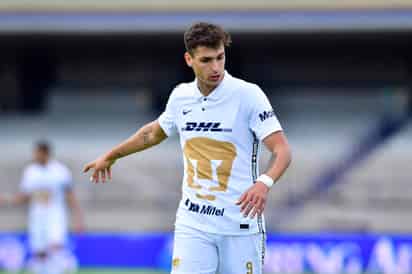El delantero argentino Juan Ignacio Dinenno confía en que Pumas haya comenzado una buena racha en el torneo Apertura mexicano a partir de la victoria del domingo sobre el Puebla en coincidencia con el centésimo gol al que llegó en su carrera profesional. (JAM MEDIA)