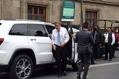 Julio Scherer Ibarra, se presentó en Palacio Nacional esta mañana. (EL UNIVERSAL)