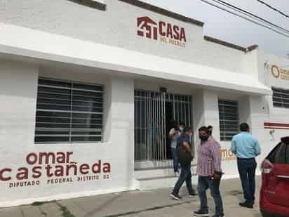 Entra en operación la Casa del Pueblo, que servirá como vinculación entre la sociedad y el diputado federal Omar Castañeda. (GUADALUPE MIRANDA)