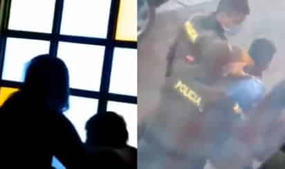 La pareja fue sorprendida encerrada en el interior de un confesionario de la iglesia en Colombia (CAPTURA) 