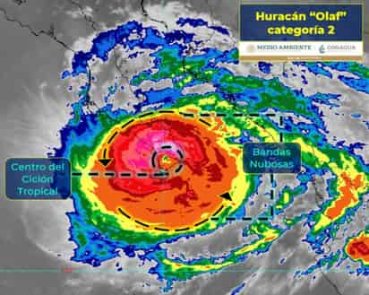 Protección Civil emitió alerta roja para el centro y sur de Baja California Sur. (TWITTER)