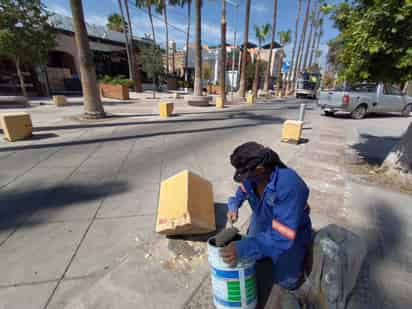 Realizan autoridades mejora a la imagen del Paseo Morelos.