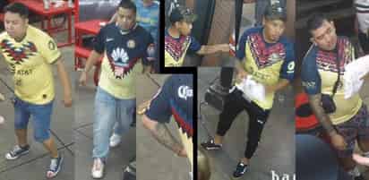 La búsqueda de los cuatro aficionados al equipo del América, se da después de que estos se vieran involucrados en el asesinato de otro americanista durante un partido celebrado en Filadelfia, Pensilvania, EUA (ESPECIAL)