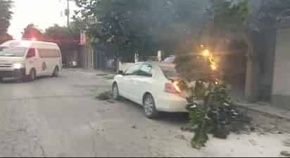 Los Bomberos atendieron las afectaciones tras las tolvaneras. (EL SIGLO DE TORREÓN)