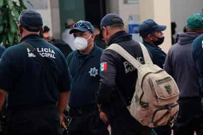 Se está liquidando a toda la policía municipal y están entrando fuerzas del estado. (EFE)