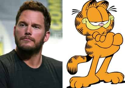 De ser un superhéroe de Marvel, Chris Pratt ahora dará voz a uno de los personajes ficticios más entrañables: Garfield.