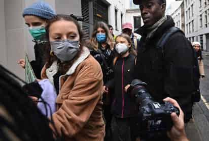 La activista sueca Greta Thunberg dijo este jueves que la cumbre del clima de Naciones Unidas COP26, presidida por el Reino Unido, 'es la más excluyente' jamás celebrada y un escaparate para los países ricos. (ARCHIVO) 
