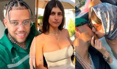 Tras ser vinculados sentimentalmente desde finales de octubre cuando fueron captados besándose durante un concierto en Puerto Rico, finalmente Mia Khalifa y el reguetonero Jhay Cortez han confirmado su romance a través de románticas imágenes. (ESPECIAL) 