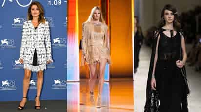 Vestidos rompedores, diseños de grandes firmas o las clásicas chaquetas de ante al más puro estilo cowboy llenan de flecos el armario, una de las tendencias de la temporada.