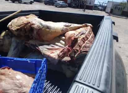 Las denuncias fueron principalmente por las condiciones insalubres en las que se trasladaba la carne. (EL SIGLO DE  TORREÓN)