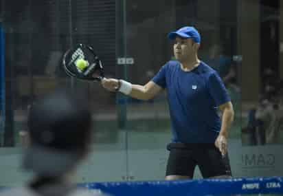 Ramiro Sánchez y su compañero Edgar Briseño lograron la victoria en su primer choque. (Ramón Sotomayor)
