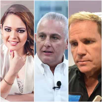 El alcalde electo (centro) Román Alberto Cepeda, dio a conocer que Natalia Fernández, será la Secretaria del Ayuntamiento y Adolfo Von Bertab se perfila para Obras Públicas. 